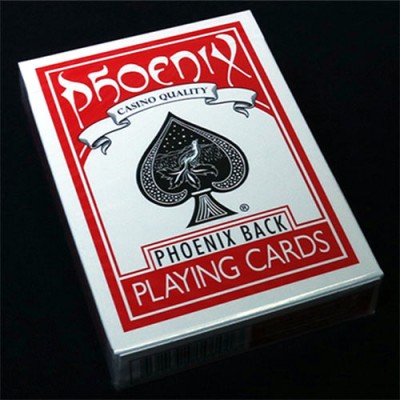PHOENIX STRIPPER RED LARGE INDEXES DECK OF PLAYING CARDS CARD-SHARK MAGIC TRICKS 