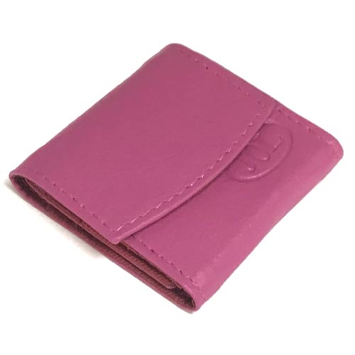 Coin Tidy with Magnetic Closure - Pink Leather by Jerry O'Connell and PropDog