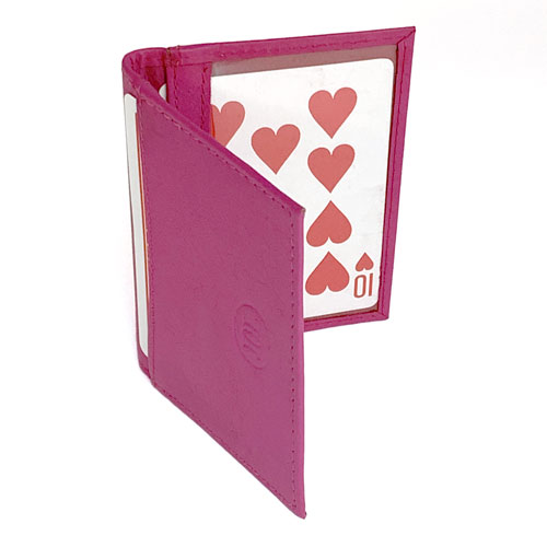 Double Bi-Fold Holder - Pink Leather by Jerry O'Connell and PropDog