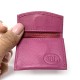 Single Coin Purse with Magnetic Closure - Pink leather by Jerry O'Connell and PropDog
