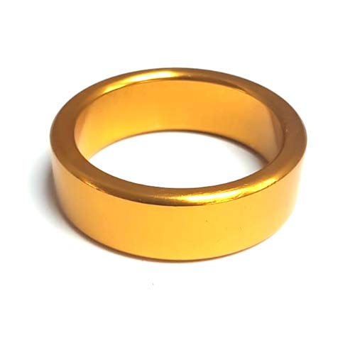 Jumbo Gold Wedding Band/Ring - Flat 50mm