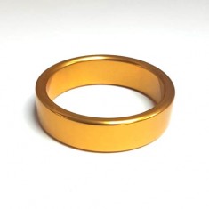 Jumbo Gold Wedding Band/Ring - Flat 60mm