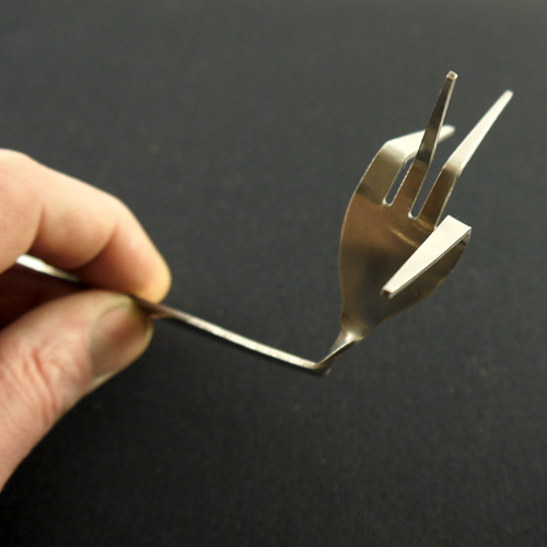 fork bending Tenyo Magic Shot ! 