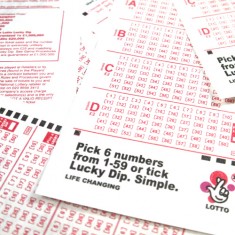 Tyvek Lottery Tickets - UK Polymer Note Sizes - A4 sheet