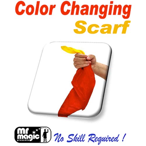 Colour Changing Silk Scarf by Mr. Magic
