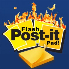Flash Post-it Pad - by PropDog