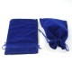 Royal Blue Velvet Drawstring Bag/Pouch - 11cm x 16cm
