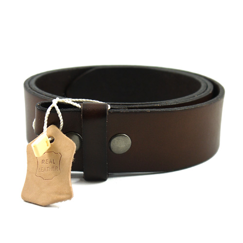 Real Leather Belt - Brown