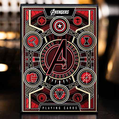 Avengers: Red Edition Playing Cards by theory11