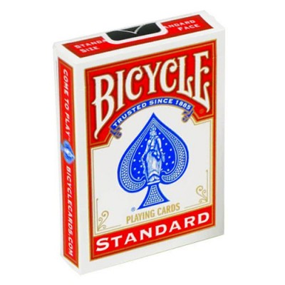Standard Bicycle Cards - Red Back International Box Design (NOT 807)