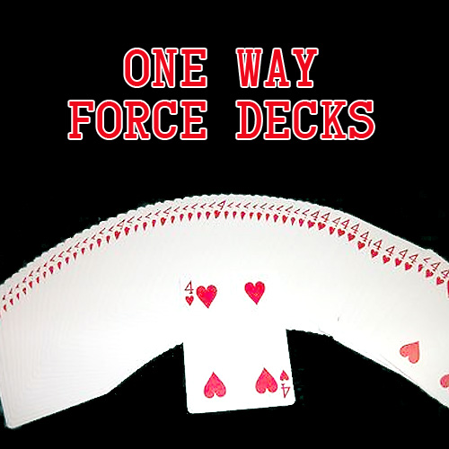 Blue 6 of Clubs Close Up Magic One Way Forcing Deck for Magic Tricks 