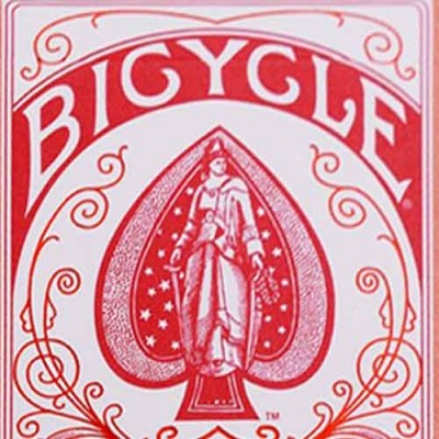 Red Bicycle AutoBike No. 1 - Playing Cards 
