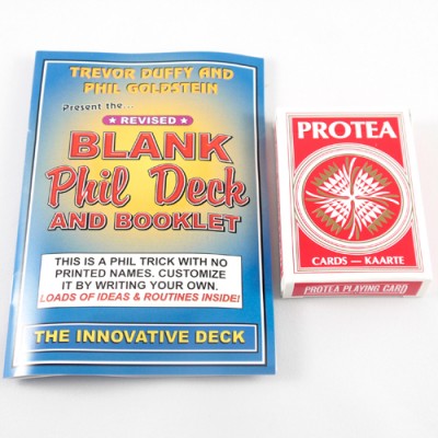Blank Phil Deck with Booklet