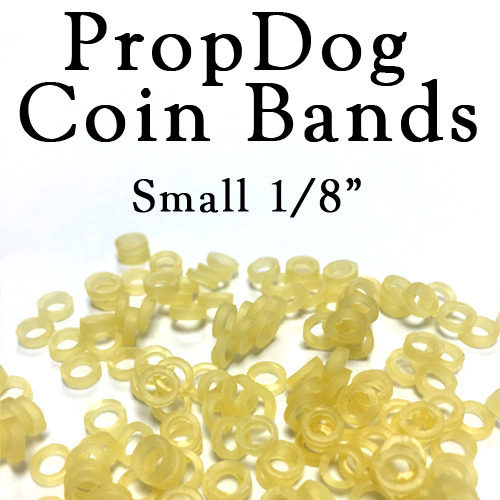 Jumbo Bag of 100 Coin Bands by PropDog - Small Size