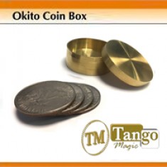 Okito Coin Box Brass - Dollar - Tango