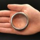 Jumbo Chrome Wedding Band/Ring - Flat 55mm