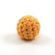 20mm Dark Yellow Crochet Ball by Five of Hearts Magic - Set of 4 (Contains no magnetic balls)