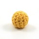 20mm Yellow Crochet Ball by Five of Hearts Magic - Set of 4 (Contains no magnetic balls)