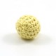 20mm Light Yellow Crochet Ball by Five of Hearts Magic - Set of 4 (Contains no magnetic balls)