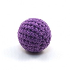 23mm Purple Crochet Ball by Five of Hearts Magic - Set of 4 (Contains no magnetic balls)