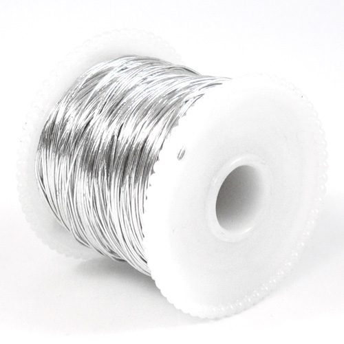 Foil Wrap Wire - 100m Spool (Silver)
