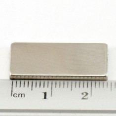 Neodymium Magnet Size 25mm x 10mm x 3mm Block