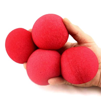3" Super Soft Sponge Balls by Goshman - Red