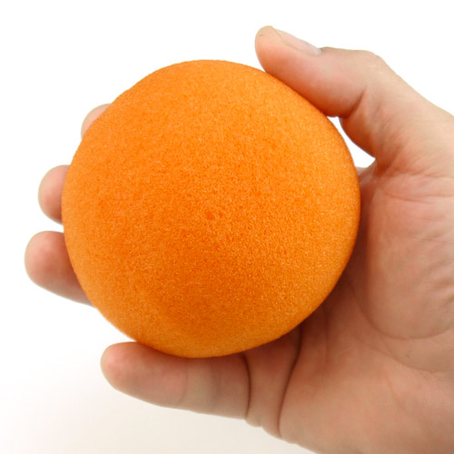 4" Super Soft Sponge Ball - Orange