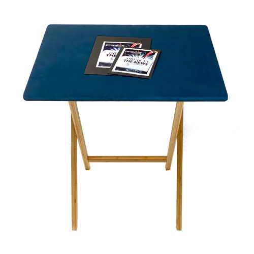 PropDog Folding Close Up Table with Wooden Legs