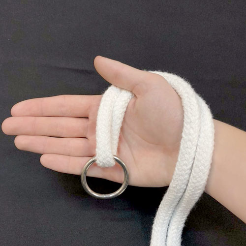 Stainless Steel Ring for Ring on Rope - 45mm x 4mm by PropDog