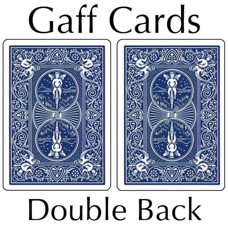 Bicycle Cards - Double Back, Blue-Blue