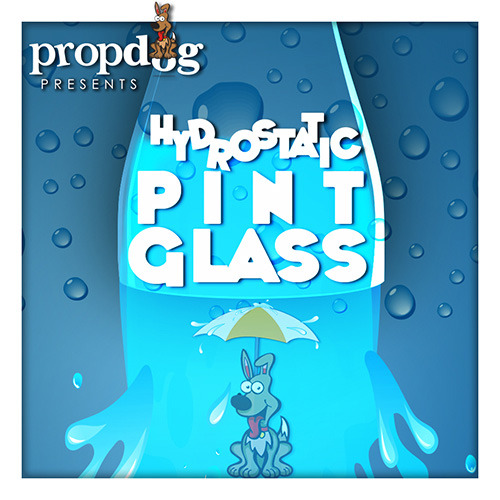 Hydrostatic Pint Glass by PropDog