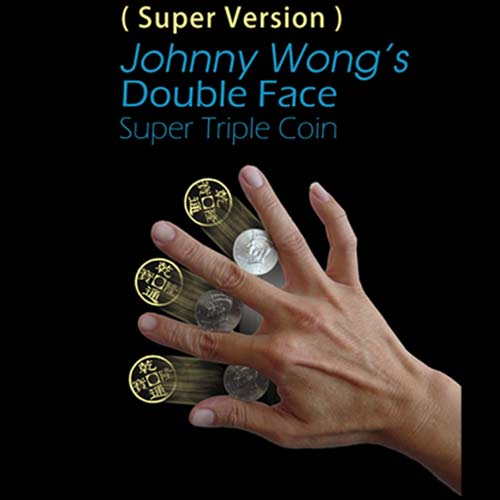 Super Version Double Face Super Triple Coin by Johnny Wong