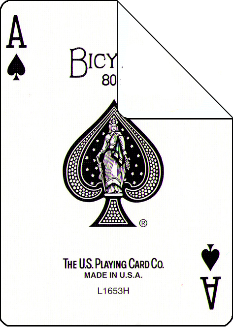Bicycle Cards - Blank Back (Pack of 5 cards)