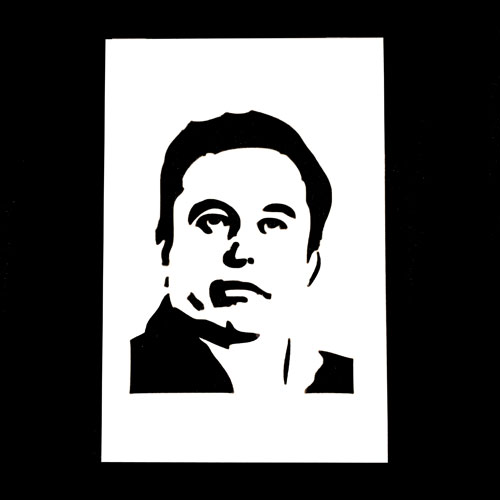 21st Century Phantom Cut Out - Elon Musk by PropDog