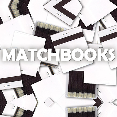 Blank White Matchbooks - Pack of 5
