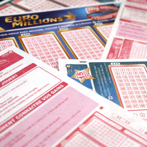 Tyvek Lottery Tickets European Style Euro Millions €20 size by PropDog - A4 sheet